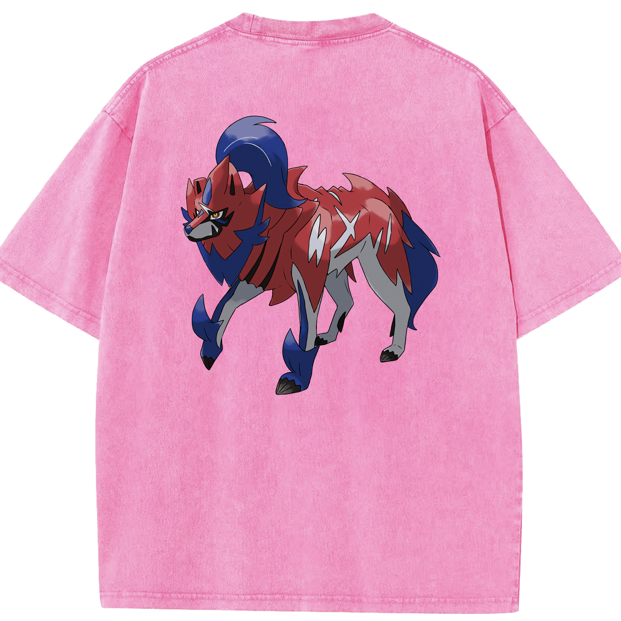 （画像用） ポケットモンスター Pokémon 綿100% ヴィンテージ風 半袖Tシャツ（背面プリント）